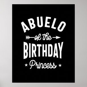 Poster Abuelo De La Princesse D'Anniversaire