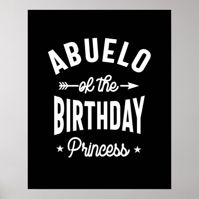 Poster Abuelo De La Princesse D'Anniversaire (Devant)