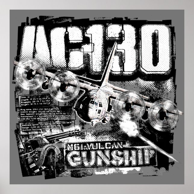 POSTER AC-130 (Devant)