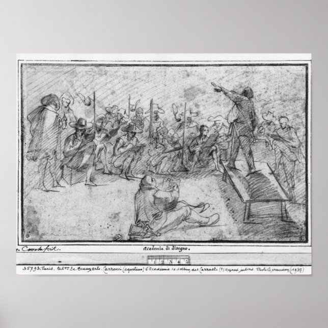 Poster Académie de dessin (Devant)