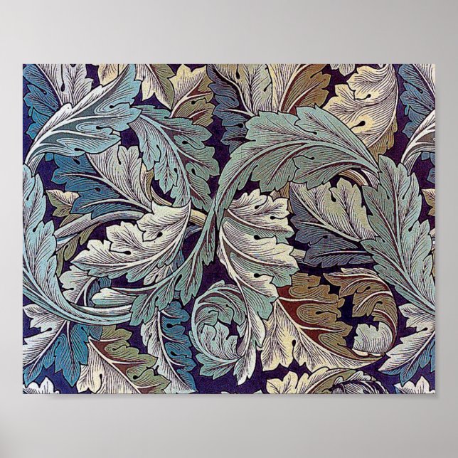 Poster Acanthus, William Morris (Devant)