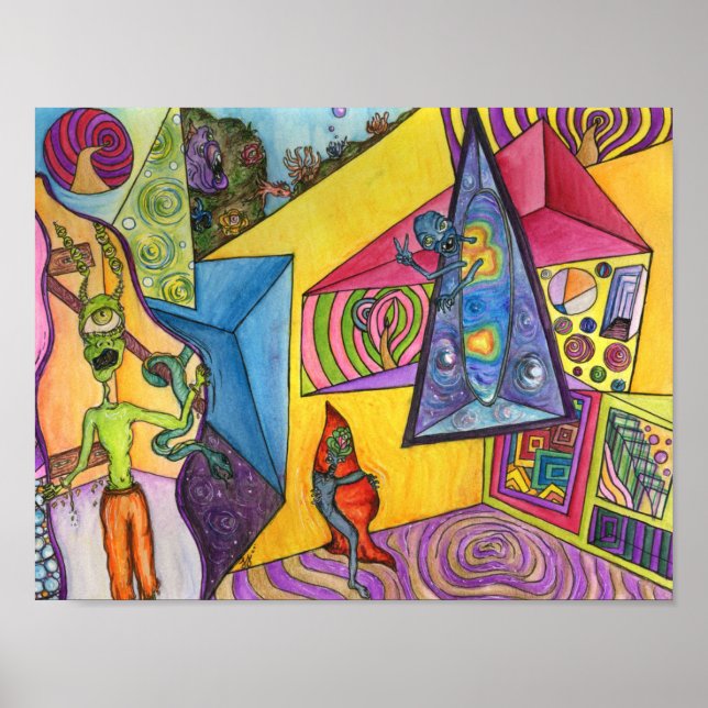 Poster accéder à ma dimension (Devant)