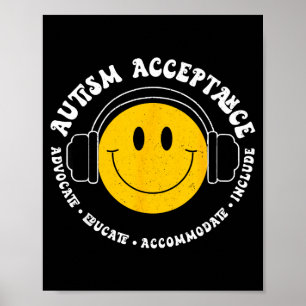 Poster Acceptation de la sensibilisation à l'autisme Sour