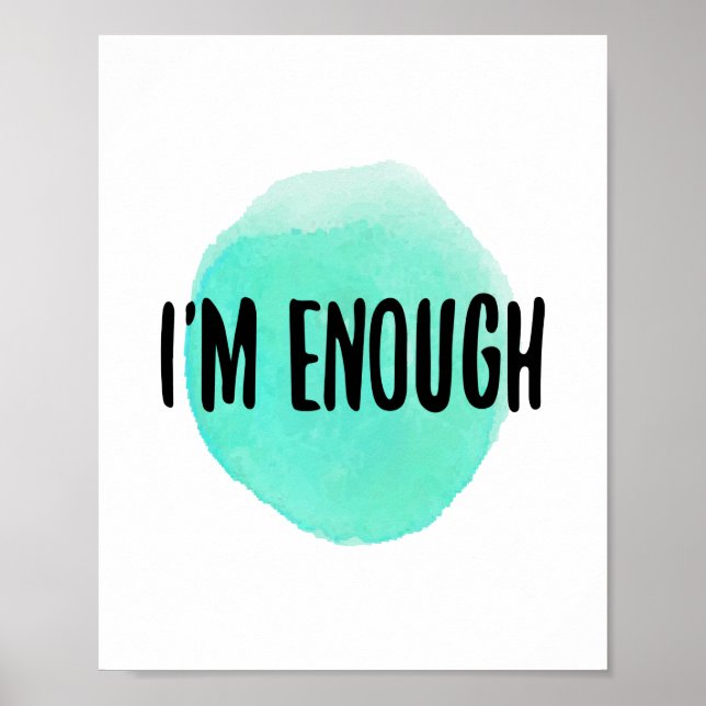 Poster acceptation de soi mots de motivation (Devant)