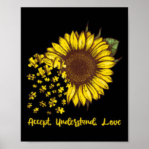 Poster Accepter Comprendre l'amour Sensibilisation sur l'