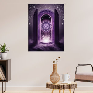 Poster Acceptez votre signature   Zodiac Mandala Wall Art
