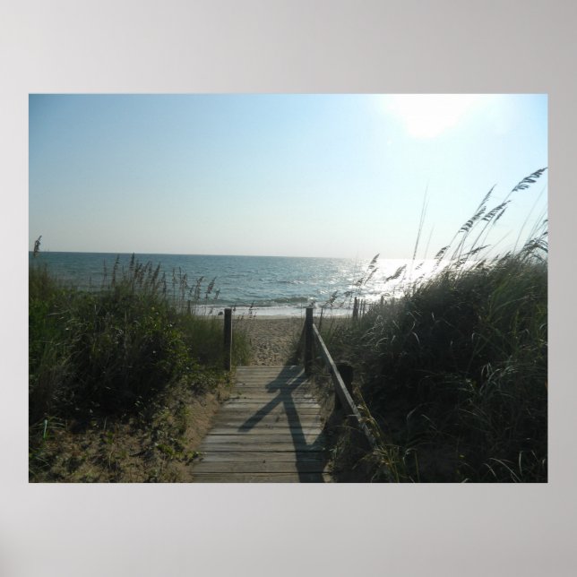 Poster Accès À La Plage (Devant)