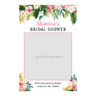 Accessoire de photo de fête prénuptiale tropicale 