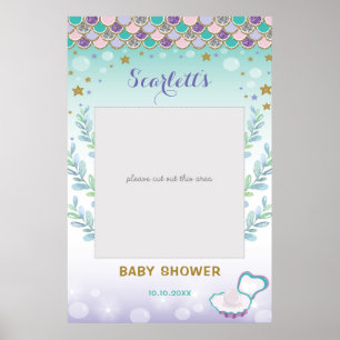 Poster Accessoire de photomaton pour fête de naissance de