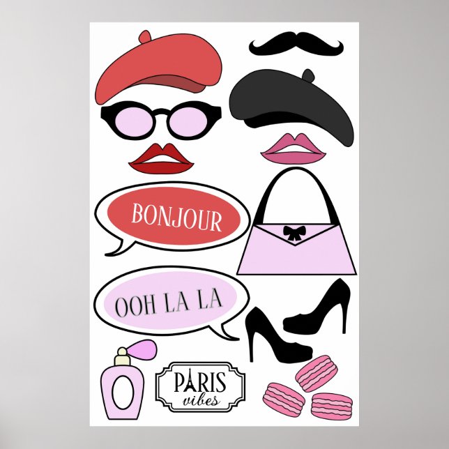 Poster Accessoires de photobooth sur le thème Emily in Pa (Devant)