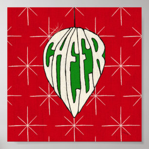 Poster Acclamation d'ornement de vacances