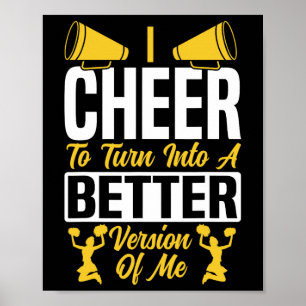 Poster Acclamer Cheerleading I Acclamer Pour Devenir Un M