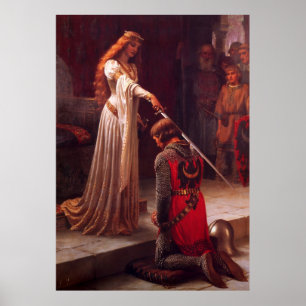 Poster Accolade par Edmund Blair Leighton