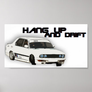 Poster Accrocher et dériver