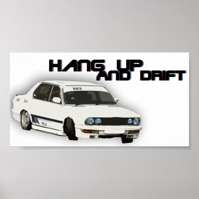 Poster Accrocher et dériver (Devant)