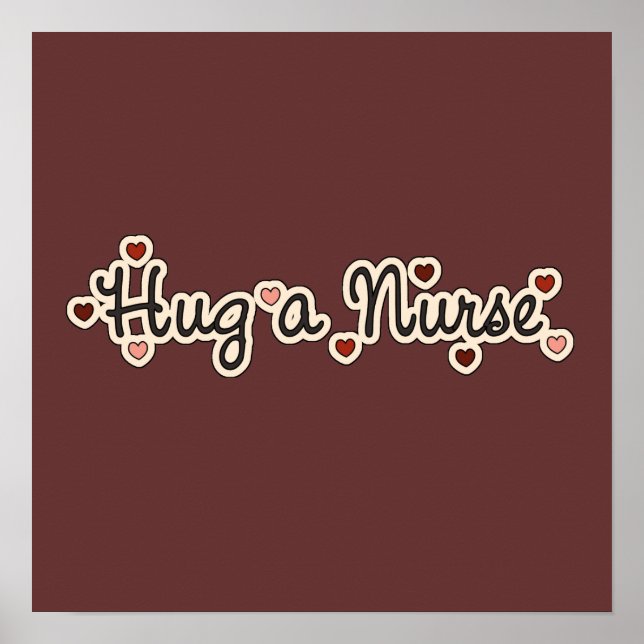 Poster Accrochez-vous à une infirmière T-shirts et cadeau (Devant)