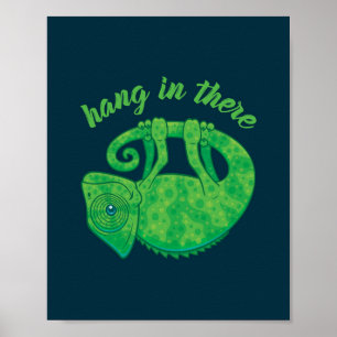 Poster Accrochez-Vous Là Magique Chameleon