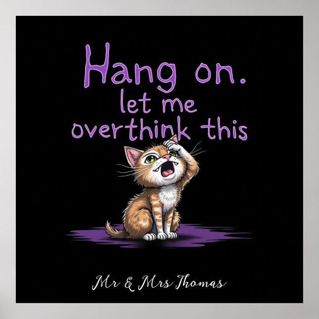 Poster Accrochez-Vous, Laissez-Moi Surpenser Cette Introd (Devant)