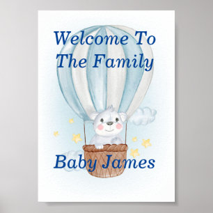 Poster Accueil Bébé En Famille