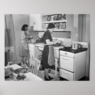 Poster Accueil Cuisine : 1942