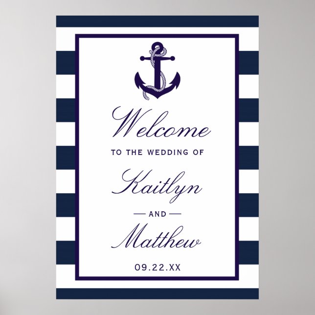 Poster Accueil de la collection de Mariages d'Ancres naut (Devant)
