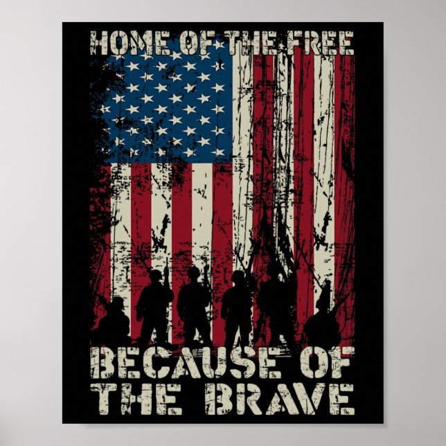 Poster Accueil De La Libération À Cause De La Brave Trous (Devant)