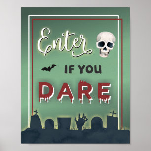 Poster Accueil de la porte murale de la fête des adultes
