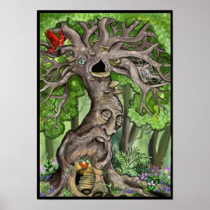 Poster Accueil de l'arbre généalogique