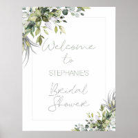 Accueil de Mariée Moderne Boho avec Feuillage et V