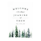 Accueil du Mariage de la société Timber Grove