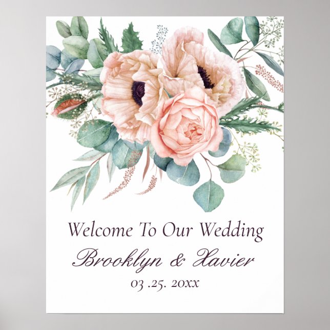 Poster Accueil du Mariage de radiance Poppy (Devant)