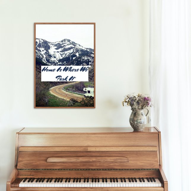 Poster accueil où nous le garons RV NOMADS (Créateur téléchargé)