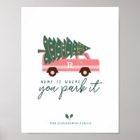 Accueil Où Vous Le Garez Pink Van Christmas Tree