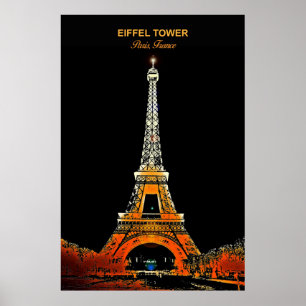 Poster Accueil Paris : Tour Eiffel Voyage