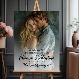 Poster Accueil photo mariage moderne