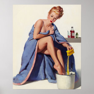Poster Accueil Remède Pin Up