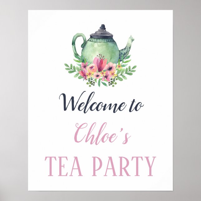 Poster Accueil Tea Party (Devant)