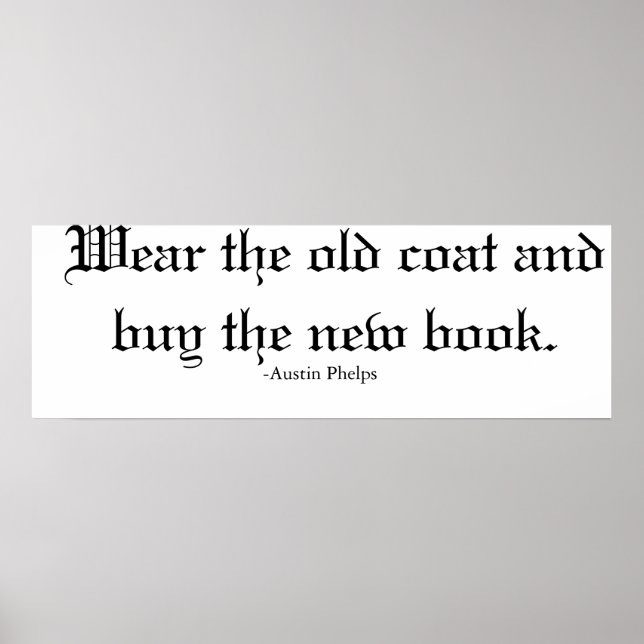 Poster Achète le nouveau livre. (Devant)