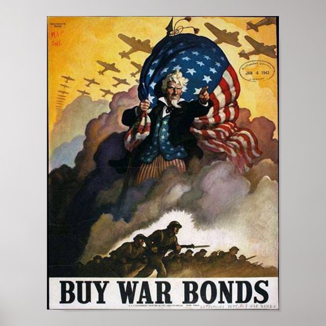 Poster Acheter des obligations de guerre ! (Devant)