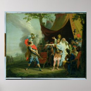 Poster Achille a un litige avec Agamemnon, 1776