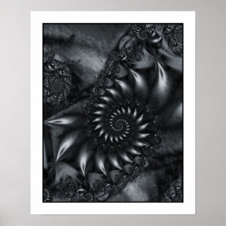 Poster Acier dans la nuit