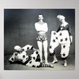 Poster Acrobat et Clowns