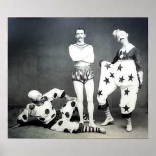 Poster Acrobat et Clowns