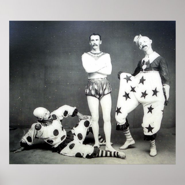 Poster Acrobat et Clowns (Devant)