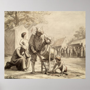 Poster Acrobates au c.1865-69 juste