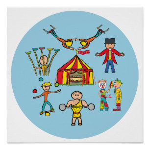 Poster Actes du cirque