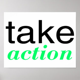 Poster Action verte