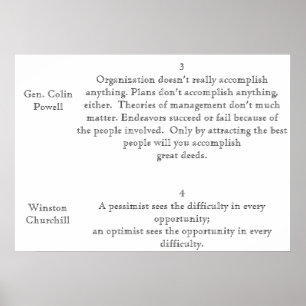 Poster Activité de l'atelier sur le leadership