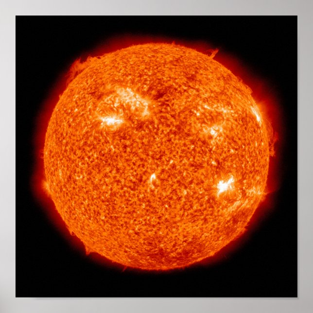 Poster Activité solaire sur le Soleil 3 (Devant)