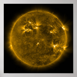 Poster Activité solaire sur le Soleil 4